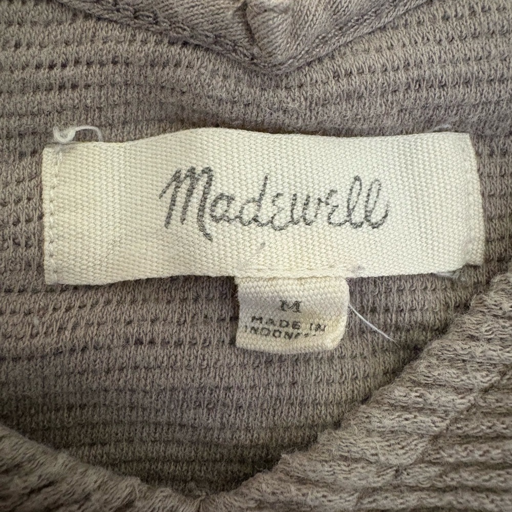Madewell - Taupe Knotted Crop Top - Picture 3 of 3